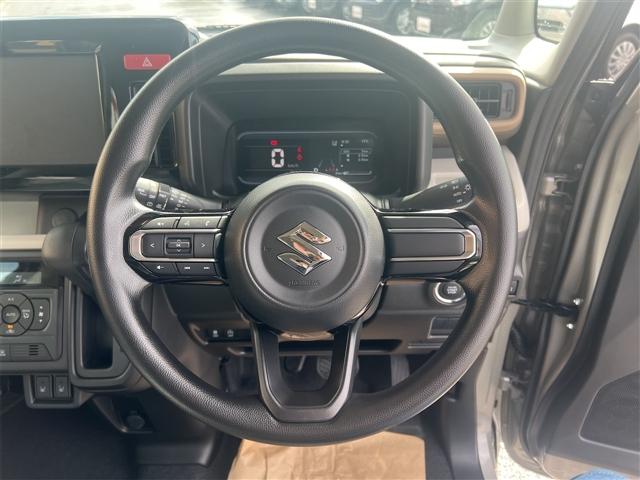 スペーシア ハイブリッドＸ　両側電動スライドドア　クリアランスソナー　衝突被害軽減システム　オートライト　ＬＥＤヘッドランプ　スマートキー　アイドリングストップ　電動格納ミラー　シートヒーター　ベンチシート　ＣＶＴ（6枚目）