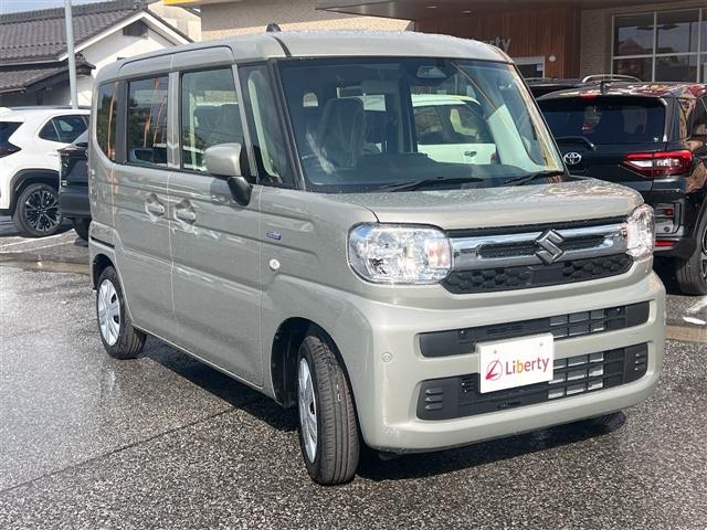 スペーシア ハイブリッドＸ　両側電動スライドドア　クリアランスソナー　衝突被害軽減システム　オートライト　ＬＥＤヘッドランプ　スマートキー　アイドリングストップ　電動格納ミラー　シートヒーター　ベンチシート　ＣＶＴ（16枚目）