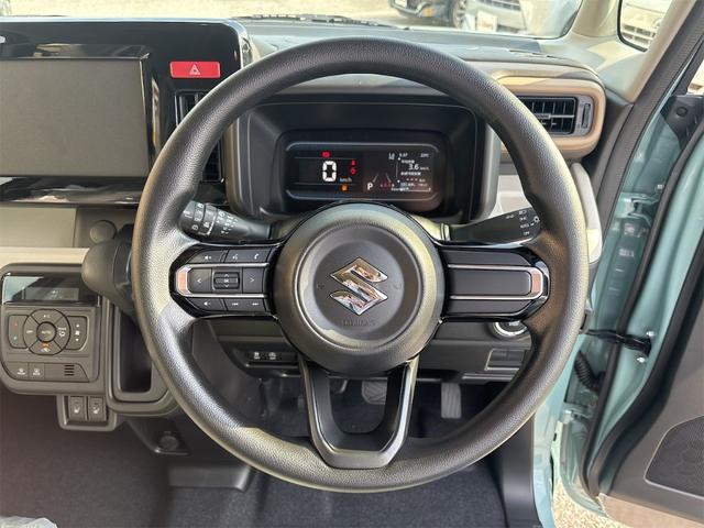 スペーシア ハイブリッドＸ　両側電動スライドドア　クリアランスソナー　衝突被害軽減システム　オートライト　ＬＥＤヘッドランプ　スマートキー　アイドリングストップ　電動格納ミラー　シートヒーター　ベンチシート　ＣＶＴ（6枚目）