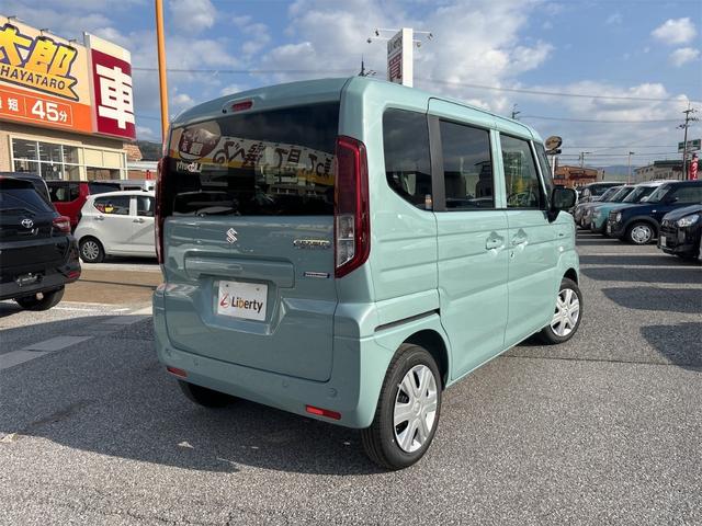 スペーシア ハイブリッドＸ　両側電動スライドドア　クリアランスソナー　衝突被害軽減システム　オートライト　ＬＥＤヘッドランプ　スマートキー　アイドリングストップ　電動格納ミラー　シートヒーター　ベンチシート　ＣＶＴ（18枚目）