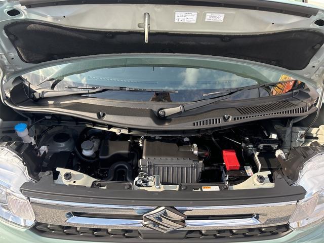 スペーシア ハイブリッドＸ　両側電動スライドドア　クリアランスソナー　衝突被害軽減システム　オートライト　ＬＥＤヘッドランプ　スマートキー　アイドリングストップ　電動格納ミラー　シートヒーター　ベンチシート　ＣＶＴ（21枚目）