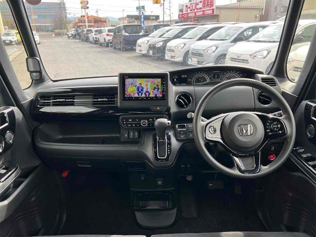 Ｎ－ＢＯＸカスタム Ｌ　純正ナビ　Ｂｌｕｅｔｏｏｔｈ　ＴＶ　バックカメラ　両側スライド・片側電動　クリアランスソナー　オートクルーズコントロール　レーンアシスト　衝突被害軽減システム　ＬＥＤヘッドライト　純正アルミホイール（27枚目）