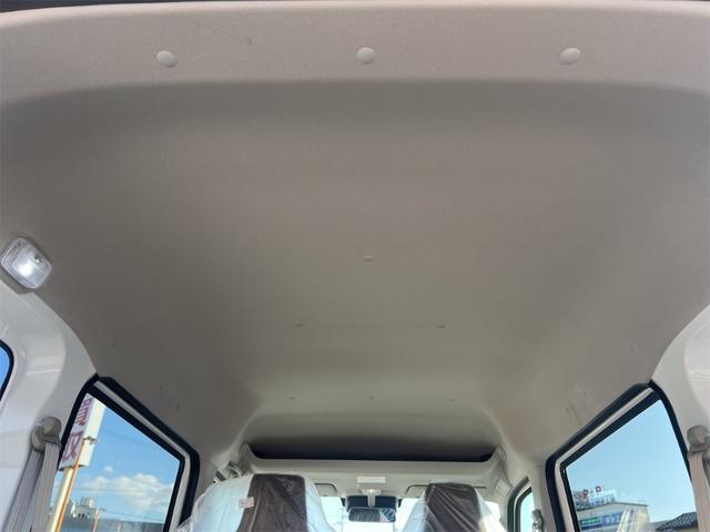 エブリイ ＰＡリミテッド　届出済未使用車　クリアランスソナー　レーンアシスト　衝突被害軽減システム　オートライト　キーレスエントリー　アイドリングストップ　ＣＶＴ　盗難防止システム　ＥＳＣ　衝突安全ボディ　パワーステアリング（33枚目）