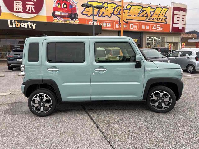 ハスラー ハイブリッドＸ　届出済未使用車　クリアランスソナー　オートクルーズコントロール　レーンアシスト　衝突被害軽減システム　オートライト　スマートキー　アイドリングストップ　電動格納ミラー　シートヒーター　アルミホイール（17枚目）