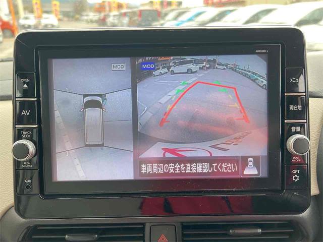 ルークス Ｘ　全周囲カメラ　両側スライド・片側電動　ナビ　ＴＶ　オートライト　スマートキー　アイドリングストップ　電動格納ミラー　ベンチシート　ＣＶＴ　ＣＤ　ＤＶＤ再生（9枚目）