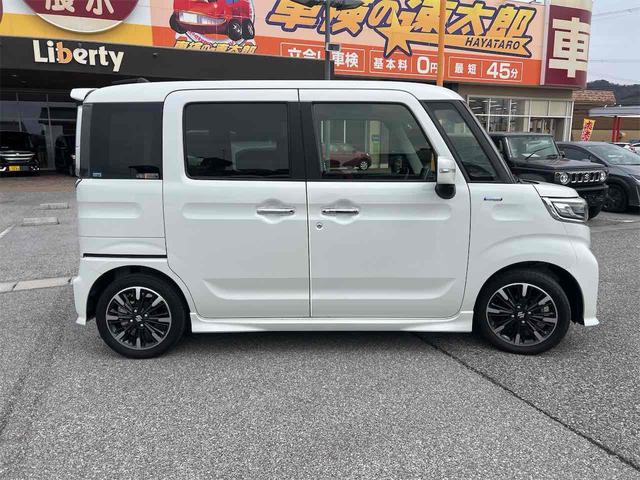 スペーシアカスタム ハイブリッドXS ETC バックカメラ 両側電動スライドドア ナビ クリアランスソナー オートクルーズコントロール レーンアシスト 衝突被害軽減システム オートライト スマートキー アイドリングストップ 電動格納ミラー(17枚目)