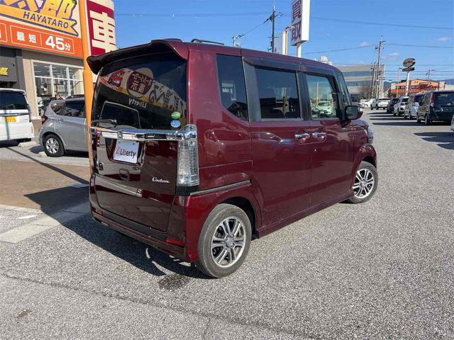 N-BOXカスタム G・Lパッケージ ETC バックカメラ 両側電動スライドドア ナビ TV スマートキー アイドリングストップ 電動格納ミラー ベンチシート CVT ESC CD Bluetooth アルミホイール エアコン(18枚目)