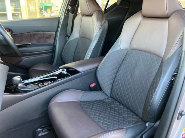 C-HR G 保証書/社外 SDナビ/衝突安全装置/シートヒーター/車線逸脱防止支援システム/シート ハーフレザー/ヘッドランプ LED/Bluetooth接続/ETC/EBD付ABS/横滑り防止装置 ワンオーナー(8枚目)