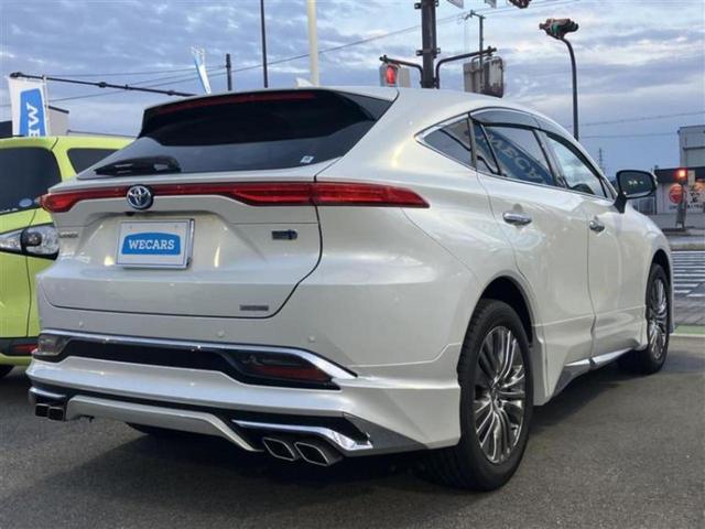 ハリアーハイブリッド Zレザーパッケージ サンルーフ/純正エアロ/JBL/保証書/純正 SDナビ/デジタルインナーミラー/衝突安全装置/シートヒーター/パノラミックビューモニター/車線逸脱防止支援システム/シート フルレザー/電動バックドア(3枚目)