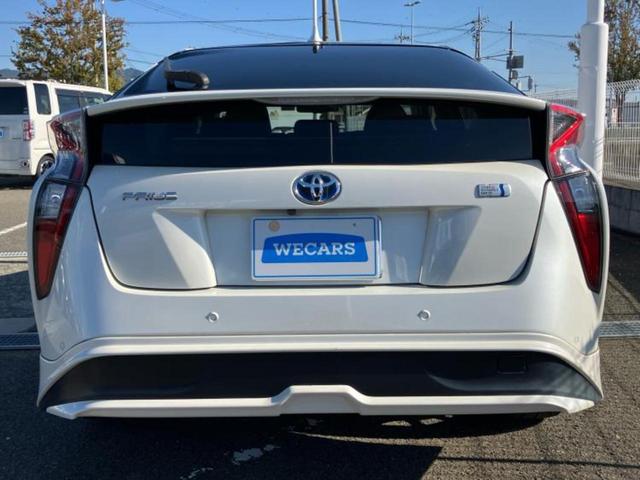 プリウス Ｓセーフティプラス　新品タイヤ／ＴＲＤエアロ／保証書／純正　９インチ　ＳＤナビ／トヨタセーフティセンス／車線逸脱防止支援システム／ドライブレコーダー　社外／ヘッドランプ　ＬＥＤ／Ｂｌｕｅｔｏｏｔｈ接続／ＥＴＣ　フルエアロ（43枚目）
