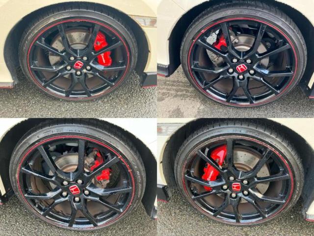 シビック タイプＲ　新品タイヤ／純正エアロ／保証書／社外　ＳＤナビ／ヘッドランプ　ＬＥＤ／Ｂｌｕｅｔｏｏｔｈ接続／ＥＴＣ／ＥＢＤ付ＡＢＳ／横滑り防止装置／フルセグＴＶ／エアバッグ　運転席／エアバッグ　助手席　フルエアロ（58枚目）