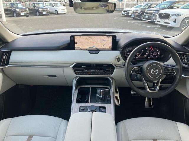 ＣＸ－６０ ＸＤエクスクルーシブモード　サンルーフ／ＢＯＳＥ／保証書／純正　１１．６インチ　ＳＤナビ／衝突安全装置／シートヒーター／全方位モニター／車線逸脱防止支援システム／シート　フルレザー／電動バックドア／ドライブレコーダー　社外（4枚目）