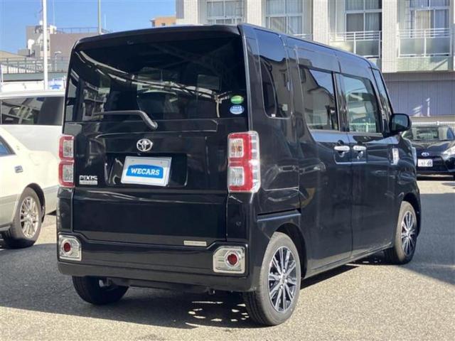 ピクシスメガ GターボSA3 保証書/純正 SDナビ/衝突安全装置/両側電動スライドドア/車線逸脱防止支援システム/ヘッドランプ LED/Bluetooth接続/ETC/EBD付ABS/横滑り防止装置/アイドリングストップ 禁煙車(3枚目)