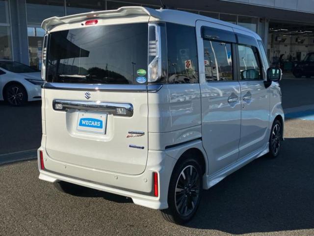 スペーシアカスタム ハイブリッドＸＳ　新品タイヤ／保証書／純正　８インチ　ＳＤナビ／両側電動スライドドア／シートヒーター／全方位モニター用カメラ／ドライブレコーダー　前後／ヘッドランプ　ＬＥＤ／Ｂｌｕｅｔｏｏｔｈ接続／ＥＴＣ　全周囲カメラ（3枚目）