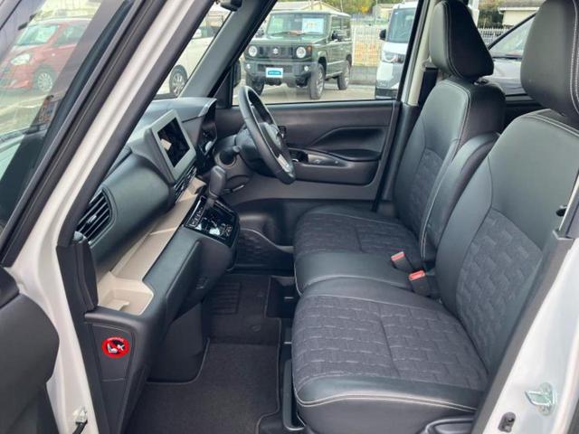 デリカミニ Ｇ　保証書／イーアシスト（ミツビシ）／電動スライドドア／シートヒーター　前席／車線逸脱防止支援システム／ヘッドランプ　ＬＥＤ／ＥＢＤ付ＡＢＳ／横滑り防止装置／アイドリングストップ／禁煙車　レーンアシスト（7枚目）