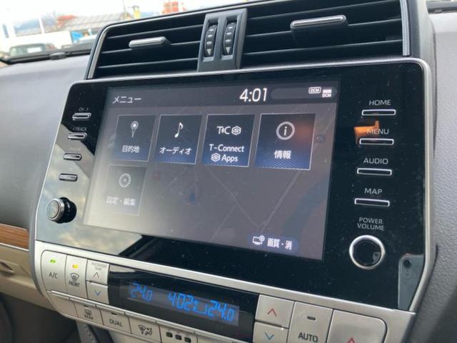 ランドクルーザープラド ４ＷＤ　ＴＸ　Ｌパッケージ　新品タイヤ／サンルーフ／保証書／純正　ＳＤナビ／トヨタセーフティセンス／シートヒーター／パノラミックビューモニター／シート　フルレザー／ヘッドランプ　ＬＥＤ／Ｂｌｕｅｔｏｏｔｈ接続／ＥＴＣ　革シート（9枚目）