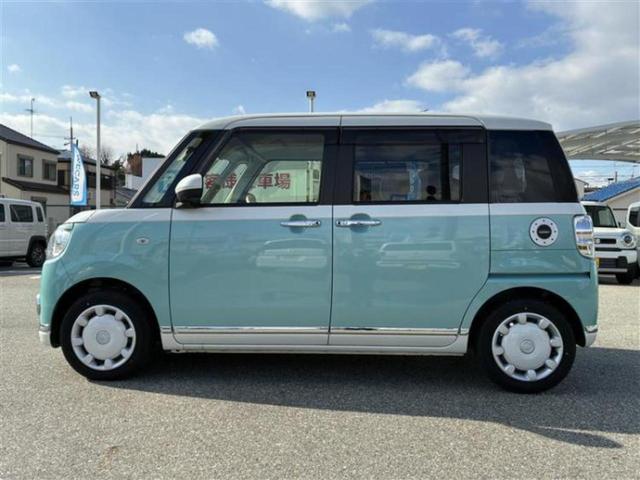 ムーヴキャンバス ＧメイクアップＶＳ　ＳＡ３　新品タイヤ／保証書／純正　８インチ　メモリーナビ／スマートアシスト（トヨタ・ダイハツ）／両側電動スライドドア／シートヒーター／全方位モニター／車線逸脱防止支援システム／ドライブレコーダー　純正　ＥＴＣ（2枚目）