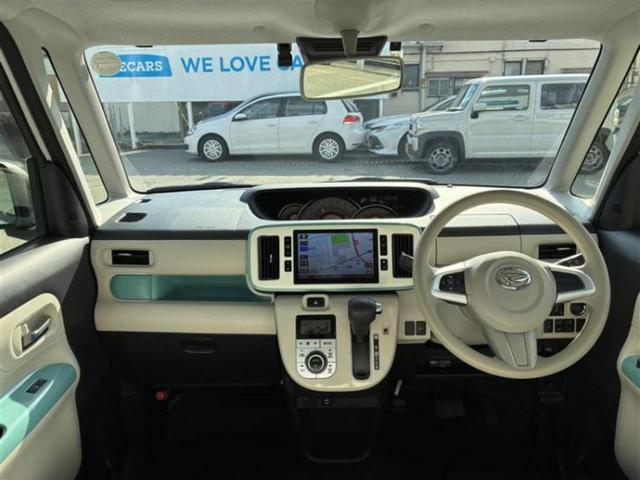 ムーヴキャンバス ＧメイクアップＶＳ　ＳＡ３　新品タイヤ／保証書／純正　８インチ　メモリーナビ／スマートアシスト（トヨタ・ダイハツ）／両側電動スライドドア／シートヒーター／全方位モニター／車線逸脱防止支援システム／ドライブレコーダー　純正　ＥＴＣ（4枚目）