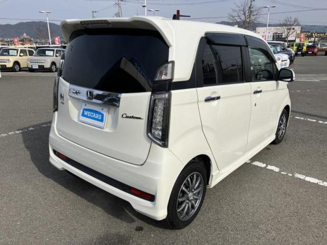 Ｎ－ＷＧＮカスタム Ｇ・ターボパッケージ　社外　ＳＤナビ／シティーブレーキアクティブシステム（ホンダ）／シート　ハーフレザー／ヘッドランプ　ＨＩＤ／Ｂｌｕｅｔｏｏｔｈ接続／ＥＴＣ／ＥＢＤ付ＡＢＳ／横滑り防止装置／アイドリングストップ（3枚目）