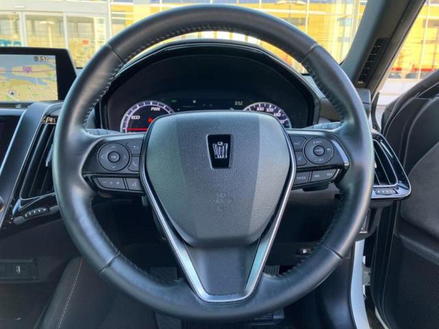 クラウンハイブリッド Ｓエレガンススタイル　新品タイヤ／保証書／純正　ＳＤナビ／トヨタセーフティセンス／シートヒーター／車線逸脱防止支援システム／シート　ハーフレザー／パーキングアシスト　バックガイド／ドライブレコーダー　純正　電動シート（15枚目）