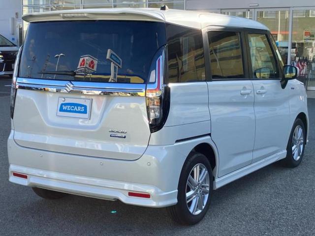 ソリオ ハイブリッドMZ 保証書/セーフティサポート(スズキ)/両側電動スライドドア/シートヒーター/車線逸脱防止支援システム/ヘッドランプ LED/EBD付ABS/横滑り防止装置/アイドリングストップ/エアバッグ 運転席(3枚目)