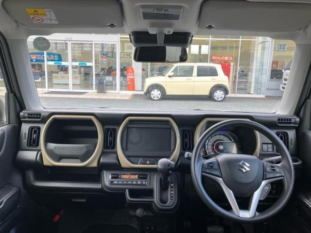 ハスラー ハイブリッドＧ　保証書／衝突安全装置／シートヒーター　前席／車線逸脱防止支援システム／ヘッドランプ　ＨＩＤ／ＥＢＤ付ＡＢＳ／横滑り防止装置／アイドリングストップ／禁煙車／エアバッグ　運転席／エンジンスタートボタン（6枚目）