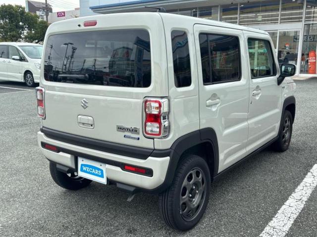 ハスラー ハイブリッドＧ　保証書／衝突安全装置／シートヒーター　運転席／車線逸脱防止支援システム／ヘッドランプ　ＨＩＤ／ＥＢＤ付ＡＢＳ／横滑り防止装置／アイドリングストップ／禁煙車／パワーウインドウ／エンジンスタートボタン（3枚目）