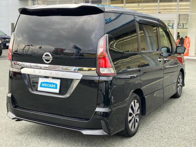 セレナ ハイウェイスターＶセレクション　新品タイヤ／保証書／純正　９インチ　ＳＤナビ／フリップダウンモニター　純正　１０．２インチ／エマージェンシーブレーキ／両側電動スライドドア／アラウンドビューモニター／車線逸脱防止支援システム　ドラレコ（3枚目）