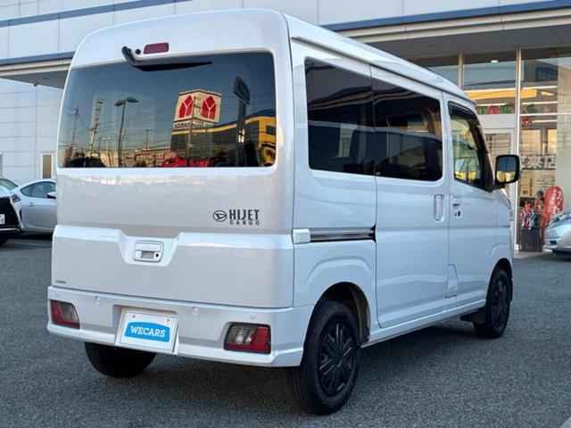 ハイゼットカーゴ クルーズターボ　保証書／社外　ＳＤナビ／衝突安全装置／車線逸脱防止支援システム／ドライブレコーダー　社外／ヘッドランプ　ＬＥＤ／Ｂｌｕｅｔｏｏｔｈ接続／ＥＢＤ付ＡＢＳ／横滑り防止装置／アイドリングストップ　ＤＶＤ再生（3枚目）
