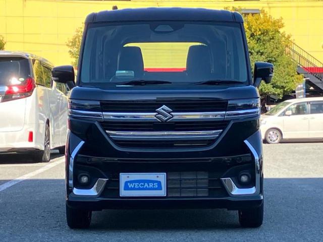 スペーシアカスタム ハイブリッドXS 保証書/セーフティサポート(スズキ)/両側電動スライドドア/エアーシート 前席/車線逸脱防止支援システム/シート ハーフレザー/ヘッドランプ LED/USBジャック/EBD付ABS/横滑り防止装置(50枚目)