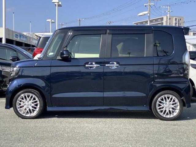 Ｎ－ＢＯＸカスタム Ｌ・ターボ　新品タイヤ／保証書／社外　９インチ　ＳＤナビ／ホンダセンシング／両側電動スライドドア／シートヒーター／車線逸脱防止支援システム／シート　ハーフレザー／ヘッドランプ　ＬＥＤ／Ｂｌｕｅｔｏｏｔｈ接続（2枚目）