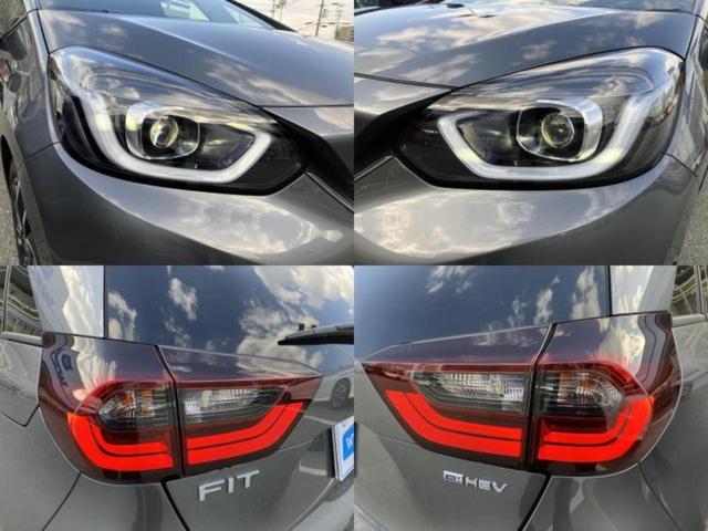 フィット eHEVホーム 新品タイヤ/保証書/純正 9インチ SDナビ/衝突安全装置/車線逸脱防止支援システム/シート ハーフレザー/ドライブレコーダー 前後/ヘッドランプ LED/Bluetooth接続/ETC バックカメラ(54枚目)