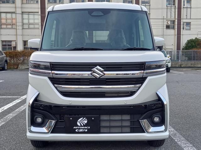 スペーシアカスタム ハイブリッドGS 届出済未使用車 スズキセーフティサポート 衝突軽減ブレーキ パワースライドドア LEDヘッドライト LEDフォグライト(2枚目)