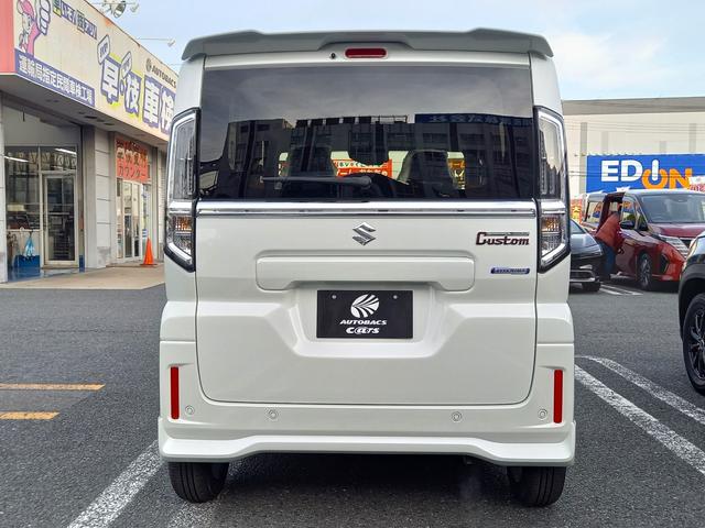 スペーシアカスタム ハイブリッドGS 届出済未使用車 スズキセーフティサポート 衝突軽減ブレーキ パワースライドドア LEDヘッドライト LEDフォグライト(3枚目)