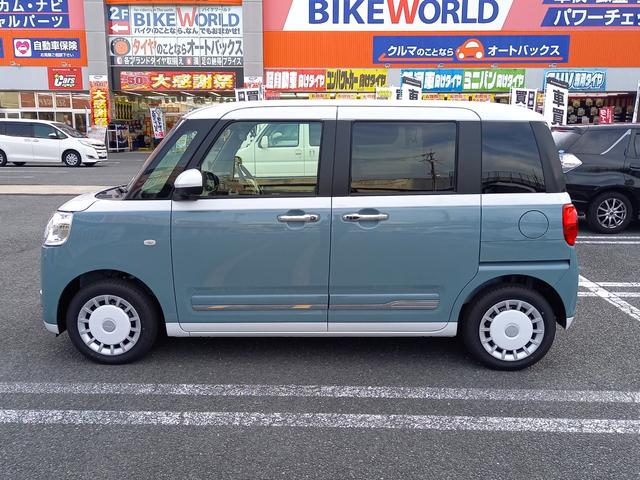 ムーヴキャンバス ストライプスＧ　届出済未使用車　両側パワースライドドア　スマートアシスト　衝突軽減ブレーキ　ＬＥＤヘッドライト　ＬＥＤフォグライト（7枚目）