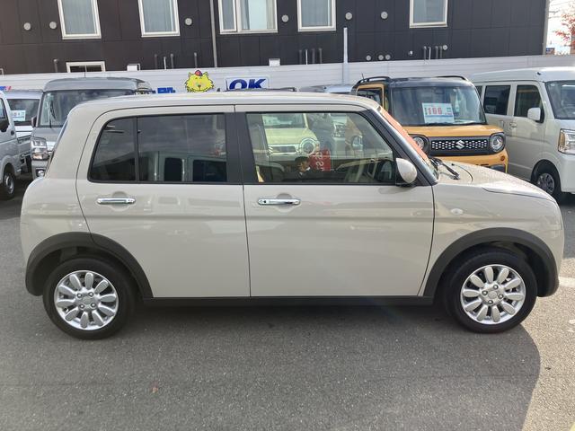 アルトラパン Ｘ　５型　元試乗車　前後衝突被害軽減ブレーキ　元試乗車　バックモニター付オーディオ　オーディオスイッチ　キーレスプッシュスタート　ＬＥＤヘッドライト　フルオートエアコン　アルミホイール（4枚目）