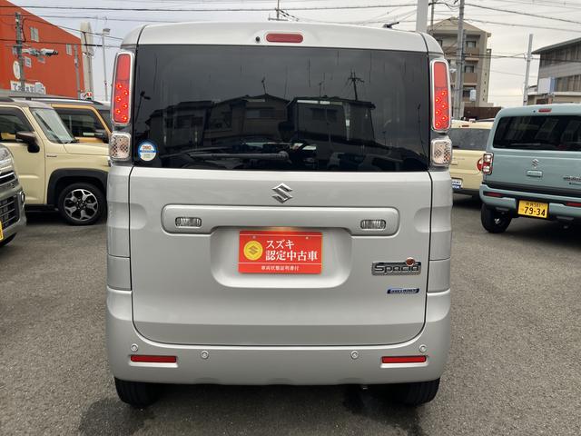 スペーシア HYBRID X 2型 前後衝突被害軽減ブレーキ マイルドハイブリッド 前後衝突被害軽減ブレーキ 両側電動スライドドア キーレスプッシュスタート フルオートエアコン オーディオ 運転席シートヒーター(3枚目)