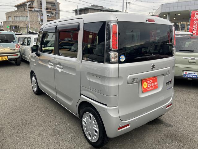 スペーシア HYBRID X 2型 前後衝突被害軽減ブレーキ マイルドハイブリッド 前後衝突被害軽減ブレーキ 両側電動スライドドア キーレスプッシュスタート フルオートエアコン オーディオ 運転席シートヒーター(25枚目)