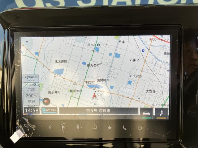 スペーシア ＨＹＢＲＩＤ　Ｘ　元試乗車　スズキコネクト付全方位ナビ　元試乗車　マイルドハイブリッド　スズキコネクト付全方位ナビ　前後衝突被害軽減ブレーキ　両側電動スライドドア　オーディオスイッチ　アダプティブクルーズコントロール　ＬＥＤヘッドライト　キーレスプッシュ（8枚目）