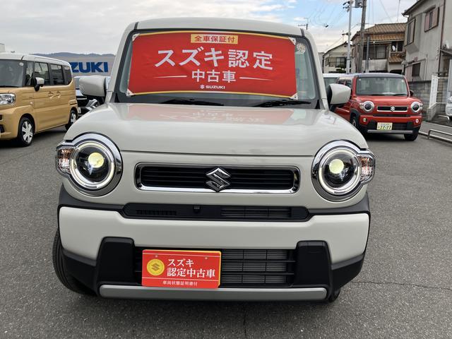 ハスラー ＨＹＢＲＩＤ　Ｇターボ３型元試乗車　スズキコネクト全方位ナビ　元試乗車　ターボ　スズキコネクト付全方位ナビ　オーディオスイッチ　アダプティブクルーズコントロール　パドルシフト　キーレスプッシュスタート　ＬＥＤヘッドライト　両席シートヒーター　フルオートエアコン（2枚目）