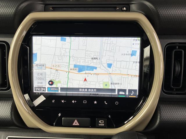 ハスラー ＨＹＢＲＩＤ　Ｇターボ３型元試乗車　スズキコネクト全方位ナビ　元試乗車　ターボ　スズキコネクト付全方位ナビ　オーディオスイッチ　アダプティブクルーズコントロール　パドルシフト　キーレスプッシュスタート　ＬＥＤヘッドライト　両席シートヒーター　フルオートエアコン（8枚目）