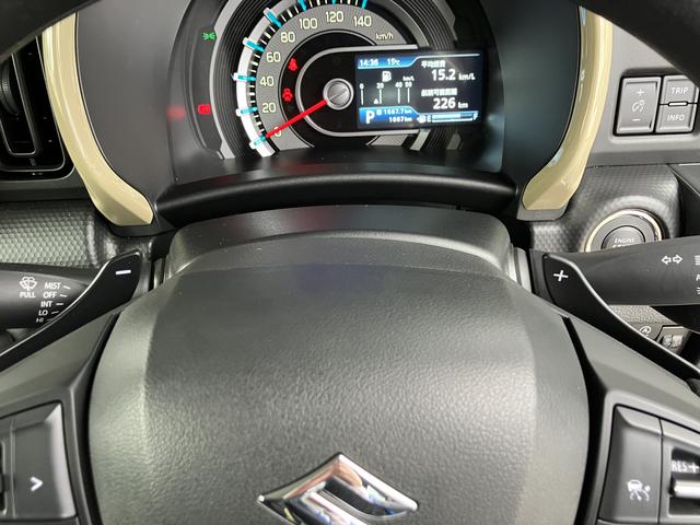 ハスラー ＨＹＢＲＩＤ　Ｇターボ３型元試乗車　スズキコネクト全方位ナビ　元試乗車　ターボ　スズキコネクト付全方位ナビ　オーディオスイッチ　アダプティブクルーズコントロール　パドルシフト　キーレスプッシュスタート　ＬＥＤヘッドライト　両席シートヒーター　フルオートエアコン（50枚目）