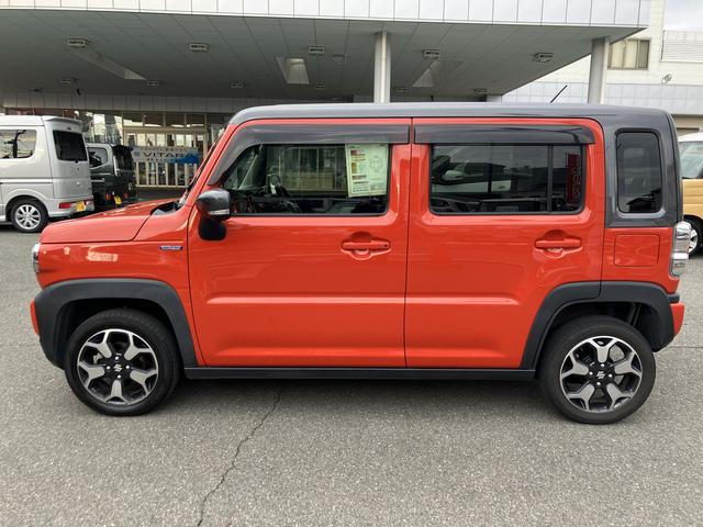 ハスラー ＨＹＢＲＩＤ　Ｘターボ　４ＷＤ　全方位モニターナビ　ターボ　４ＷＤ　前後衝突被害軽減ブレーキ　全方位モニターナビ　パドルシフト　オーディオスイッチ　アダプティブクルーズコントロール　前方ドライブレコーダー　ＬＥＤヘッドライト　フォグ　アルミホイール（5枚目）