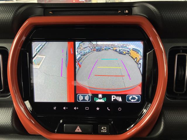 ハスラー ＨＹＢＲＩＤ　Ｘターボ　４ＷＤ　全方位モニターナビ　ターボ　４ＷＤ　前後衝突被害軽減ブレーキ　全方位モニターナビ　パドルシフト　オーディオスイッチ　アダプティブクルーズコントロール　前方ドライブレコーダー　ＬＥＤヘッドライト　フォグ　アルミホイール（40枚目）