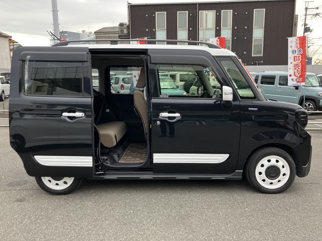 スペーシアギア マイスタイル　３型　スズキコネクト付全方位ナビ　スズキコネクト付全方位ナビ　前方ドラレコ　オーディオスイッチ　アダプティブクルコン　前後衝突被害軽減ブレーキ　両側電動スライドドア　キーレスプッシュスタート　両席シートヒーター　ＬＥＤヘッドライト（22枚目）