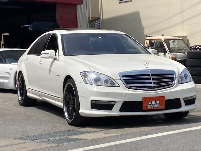 Ｓクラス Ｓ５００ロング　後期仕様　当社下取り車両　ロリンザー２１インチＡＷ　ハーマンカードン　革シート　サンルーフ　ナビ　バックモニター　パワートランク　パワーシート　シートヒーター（3枚目）