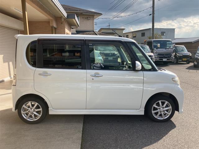 タント カスタムＸ　助手席側電動スライドドア　盗難防止システム　ナビ　運転席・助手席エアバッグ　パワステ　ＡＢＳ（4枚目）