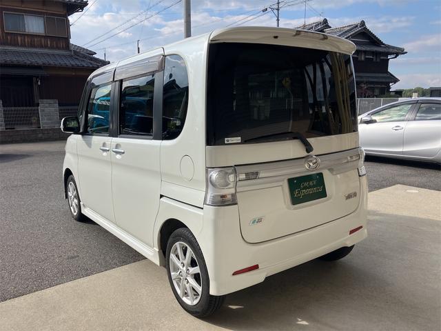 タント カスタムＸ　助手席側電動スライドドア　盗難防止システム　ナビ　運転席・助手席エアバッグ　パワステ　ＡＢＳ（8枚目）