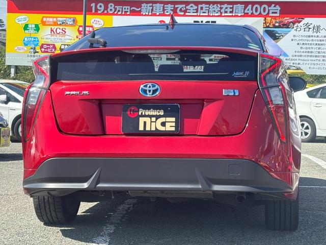 プリウス Ｓツーリングセレクション　トヨタセーフティーセンス・バックカメラ・純正ナビ・ＥＴＣ・純正ツーリングホイール・ＬＥＤ・クルコン・シートヒーター・プッシュスタート・スマキー・フルセグ・Ｂｌｕｅｔｏｏｔｈ・レザーシート・レーンキープ（28枚目）