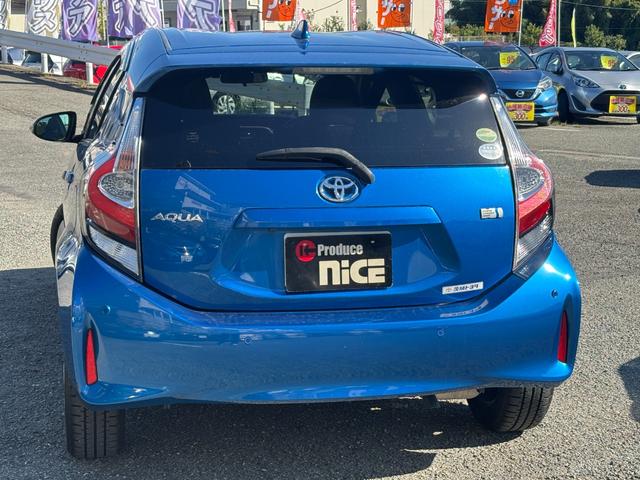 アクア S トヨタセーフティーセンス・オートマチックハイビーム・レーンキープ・純正ナビ・バックカメラ・ビルトインETC・ドラレコ・Bluetooth・フルセグTV・コーナーセンサー・オートエアコン・電動格納ミラー(17枚目)